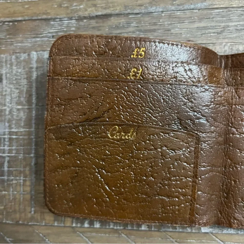 Vintage Sable Persian Leather Slim Jacket Wallet.